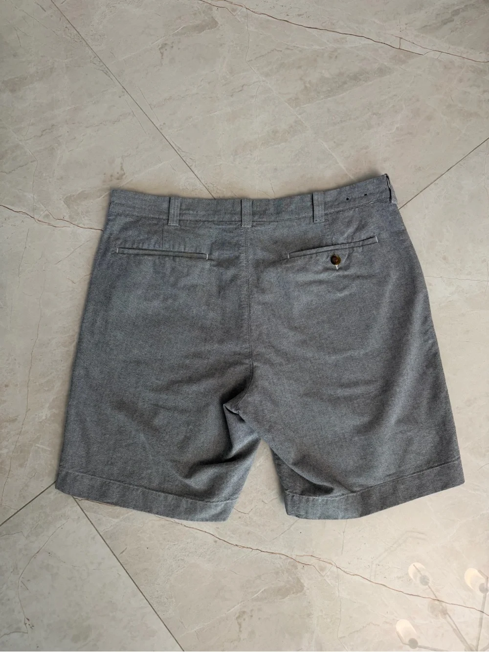 J. Crew Men's Gray Tailored Flat-Front Shorts